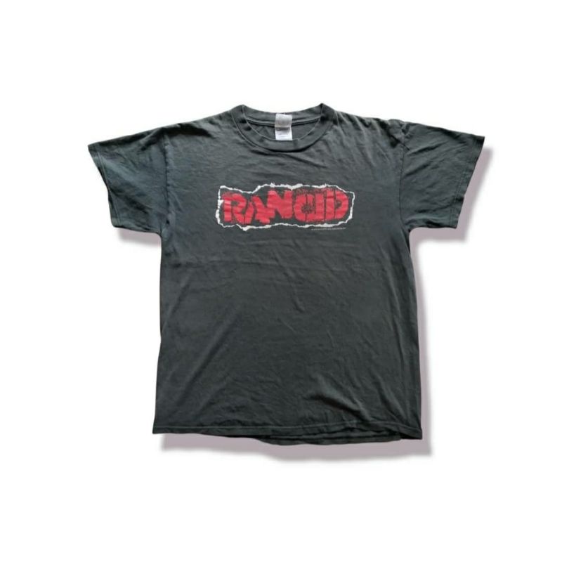 tshirt kaos band rancid second vintage bekas preloved