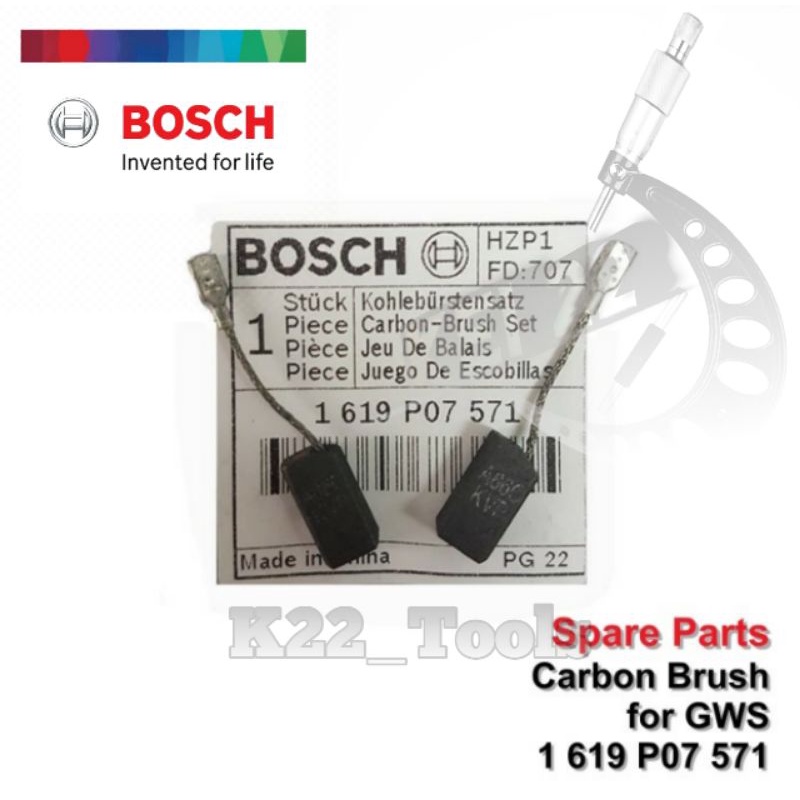 CARBON BRUSH BOSCH GWS 060 ORIGINAL