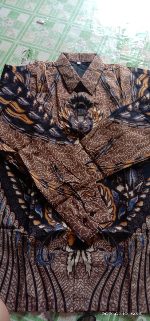 Batik Jayanegara Full Furing Lengan Panjang Katun Halus Sragenan Ori Solo