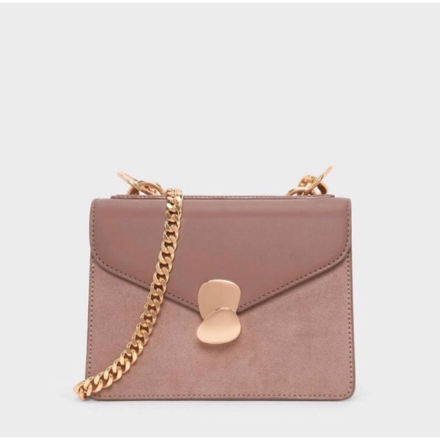 CK RING METAL PUSHLOCK CROSSBODY ORIGINAL