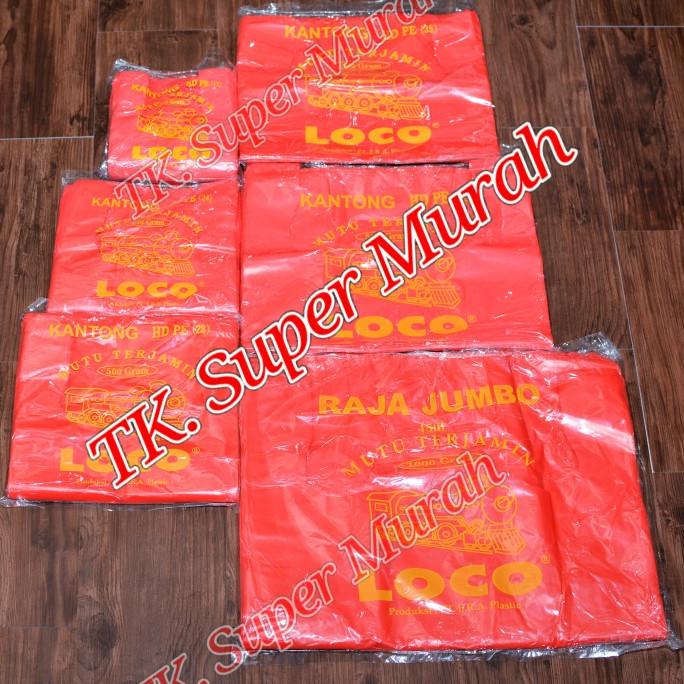 

Diskon Kantong plastik kresek merah tebal uk.50 extra jumbo merk Loco Diskon