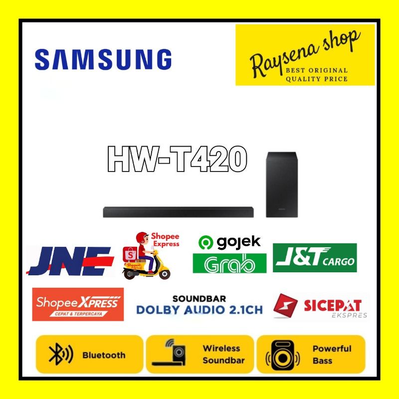 SAMSUNG SOUNDBAR HW-T420 GARANSI RESMI HW T420 / HWT420
