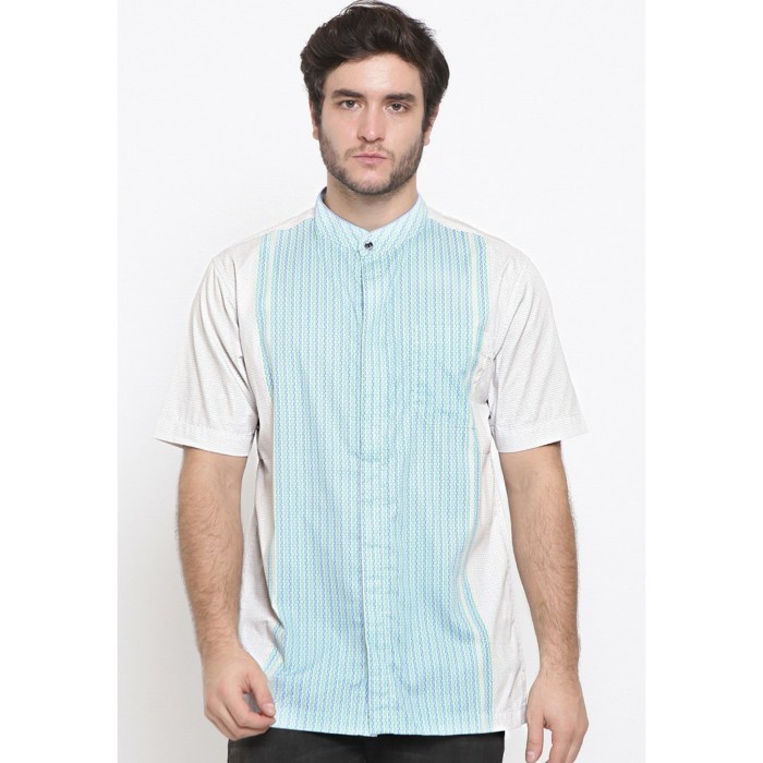 POLICE DENIM - BAJU KOKO PRIA ORIGINAL - 0400C Koko Short Sleeve Shirt