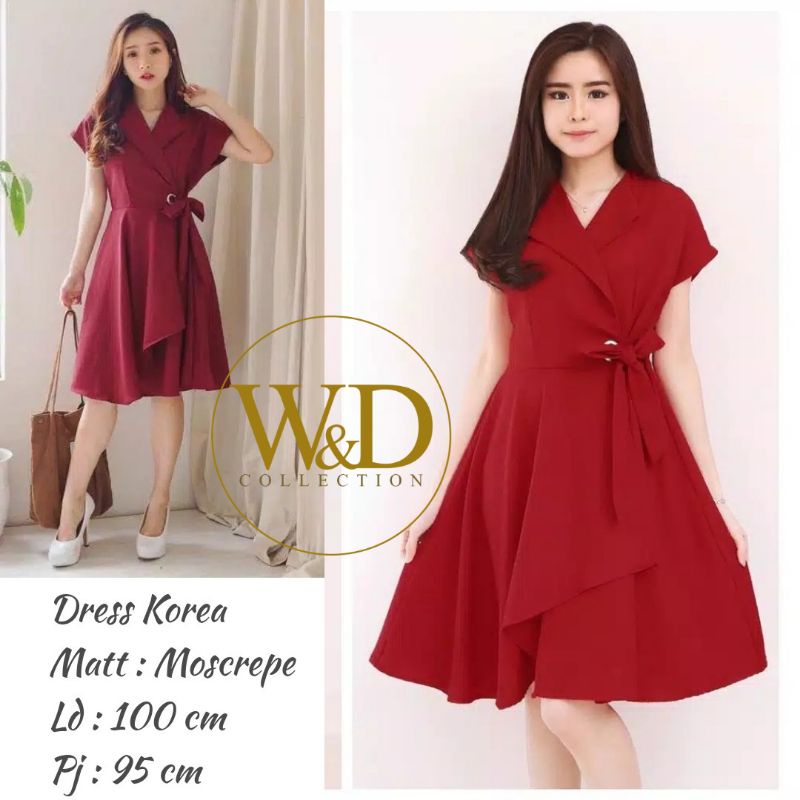 Midi Dress Basic / DRESS TERBARU / JOLY DRESS WANITA / FASHION KOREA / ALL SIZE FIT TO XL