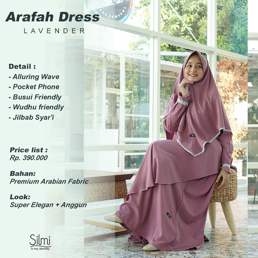 Arafah Dress set Khimar Gamis Syari