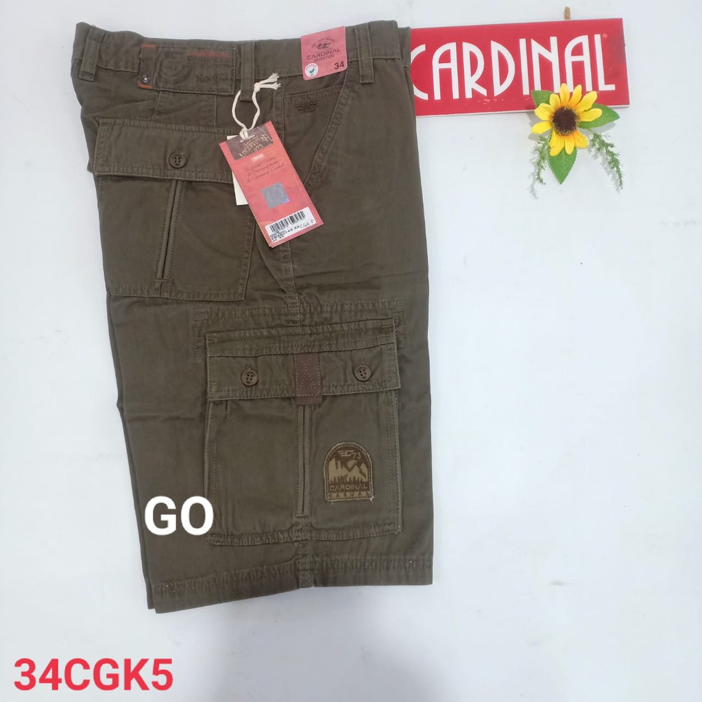 gos  34-KPL CARDINAL KEMPOL CASUAL Celana Pendek Cowok Celana Kempol Fashion Pria Brand Kekinian