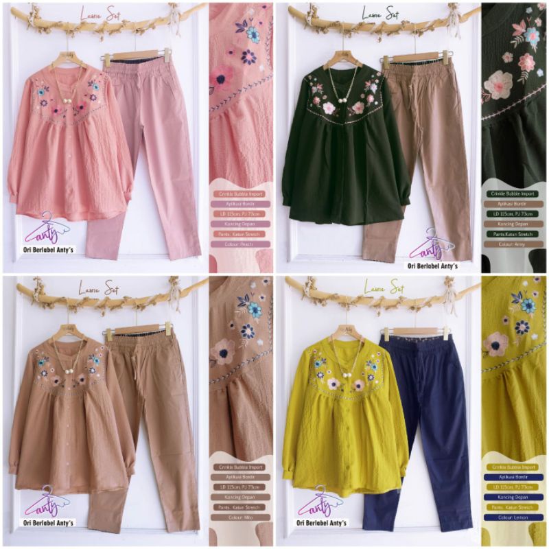 LASSIE SET + EMIKO SET ori by ANTY