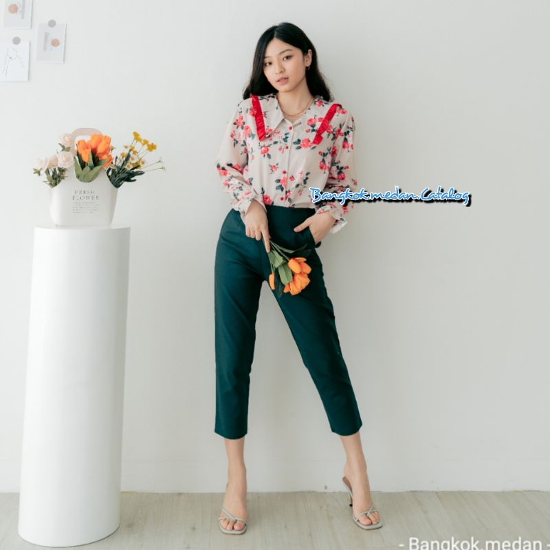 READY PART1 CHOKDEE HW PANTS 7/8 QUIRKY BEST SELLER CELANA WANITA FASHION MURAH IMPORT BKK