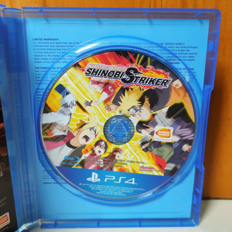 Naruto to Boruto Shinobi Striker PS4 Kaset Naruto Boruto Shinobi Strikers Playstation PS 4 5 CD BD Game Games Sasuke madara obito ultimate ninja storm 4 ps4 ps5 reg 3 region 3 asia mainan anak gim petualangan