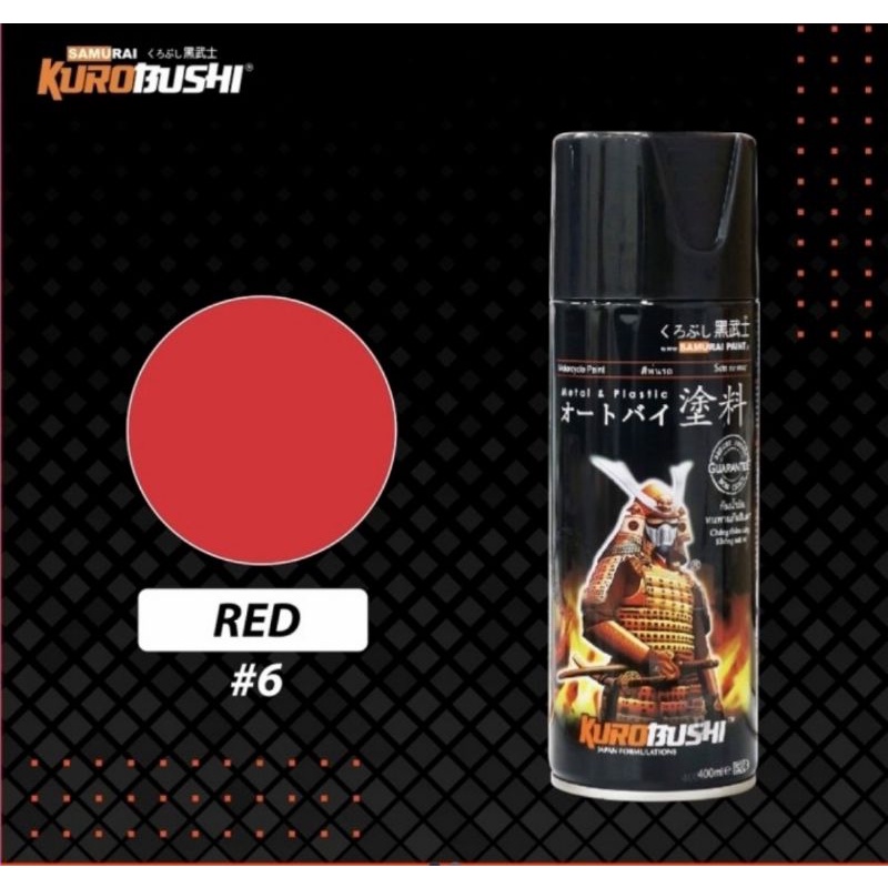 Cat Samurai Paint Merah Red No 6 400ml