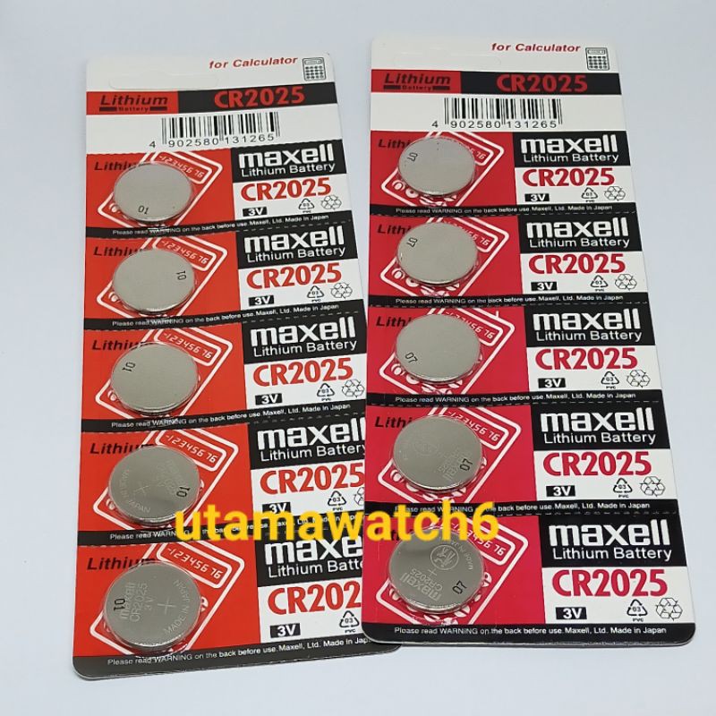 Batrai maxell cr2025 3v Original