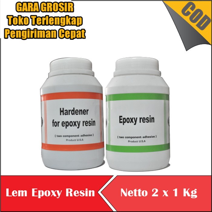 

LEM EPOXY RESIN SK SET 2 DUA KOMPONEN ADHESIVE RESIN MULTI FUNGS