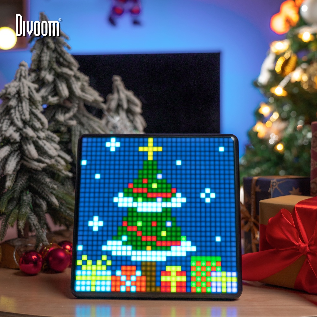 Divoom Pixoo Max DIY Pixel Art LED Display (with Car Mount)（Garansi resmi 1 tahun）