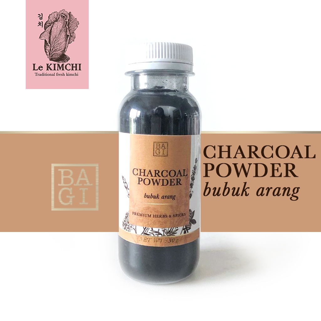 

Arang bubuk PREMIUM - Charcoal Powder - BAGI - Bubuk Arang Bambu - Activated Charcoal Powder