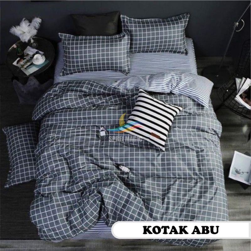 sprei murah karakter/2 sarung bantal 1 sarung guling/size 180x200 &amp;  160x200/sprei homemade