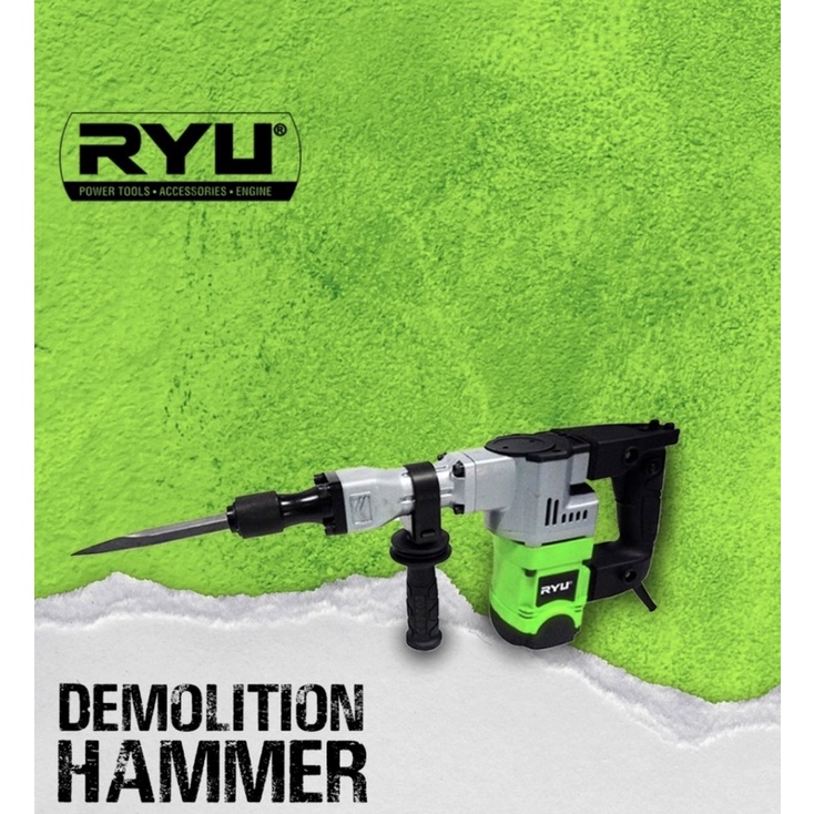 demoltion hammer rdh 15 ryu / mesin jack hammer drill ryu / ryu hammer drill / ryu mesin bor beton s