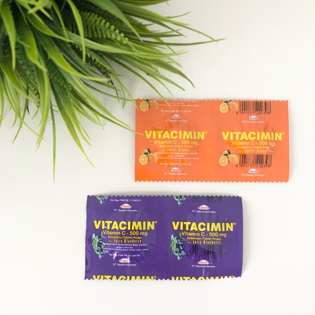 Vitacimin Vitamin C 500mg per strip 2 tablet