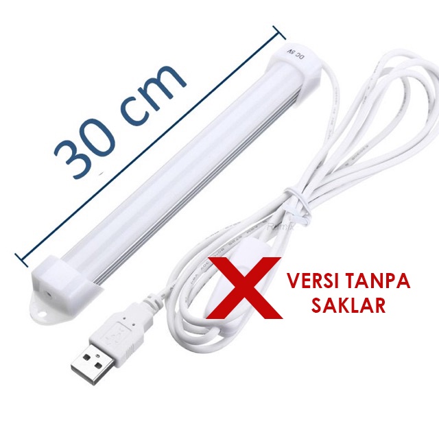Lampu LED Neon USB Powered 5Watt 30cm MagicLamo Tanpa Saklar
