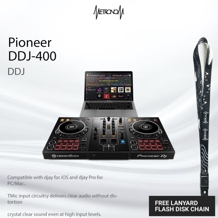 Pioneer Ddj 400 / Ddj 400 / Dj Controller Ddj 400 / Ddj-400 [Original]