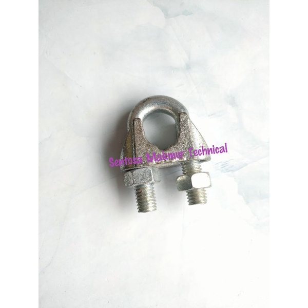 7/8&quot; 22 MM Klem Kabel Seling Kuku Macan Cable Sling Wire Clamp 22mm