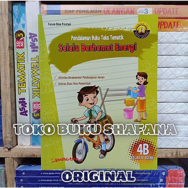 EDISI REVISI !!! PAKET PBT KELAS 4 SD 4A 4B 4C 4D 4E YUDHISTIRA K13 - PENDALAMAN BUKU TEKS TEMATIK