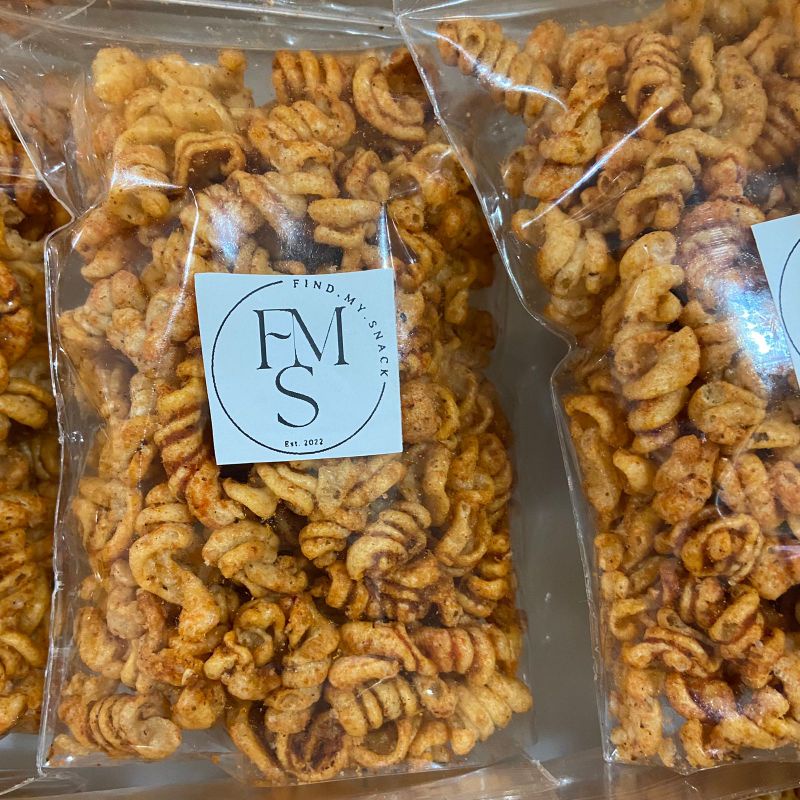

Makaroni Spiral Pedas 150 gram • Snack Makaroni Pedas• Krupuk Makaroni Pedas