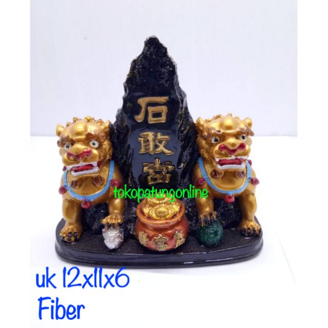 Patung Kirin Klin Shi Gan Dan Rock Fengshui