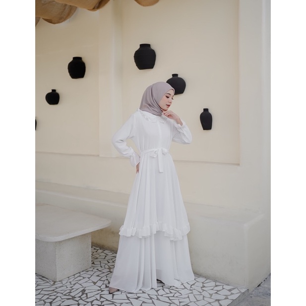 AZIMA DRESS KOREN STYLE CANTIK SIMPLE KEKINIAN