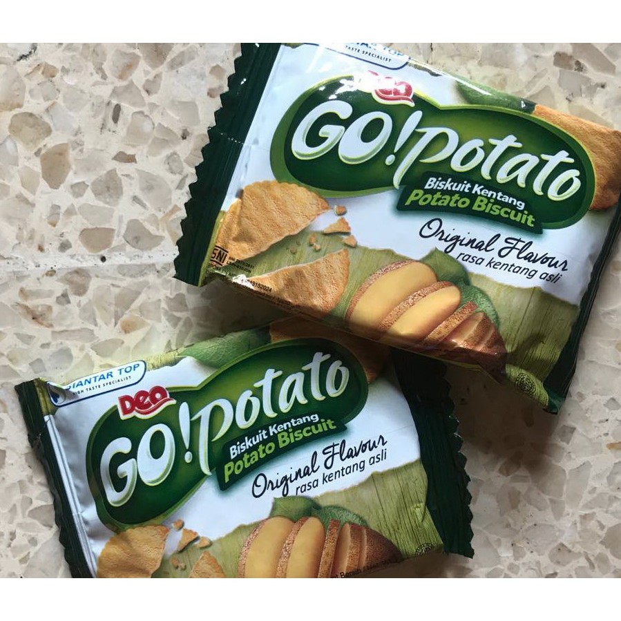 

Go Potato Original - Biskuit Kentang 10 gr