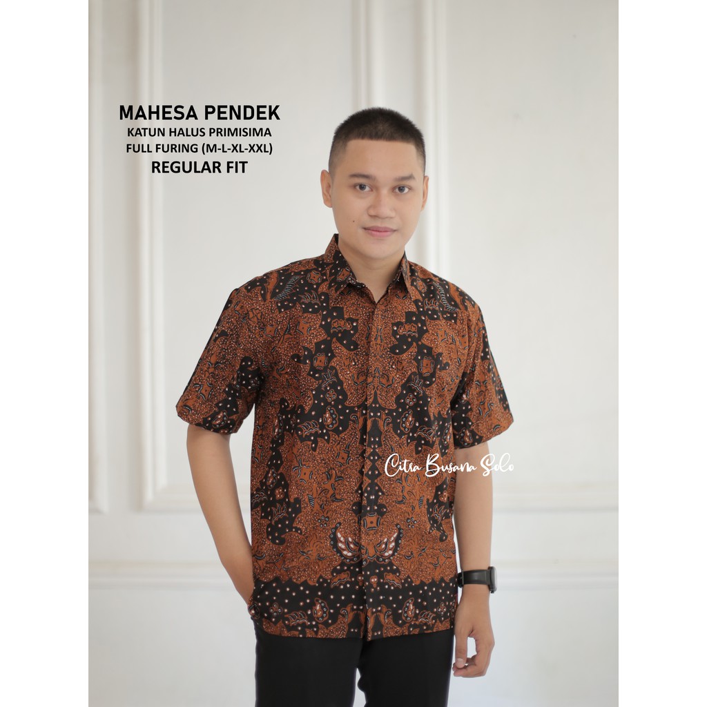 MAHESA PENDEK Batik Pria Full Furing Bahan Katun Halus Primisima