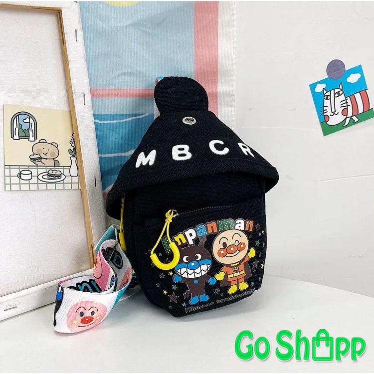 Sling Bag Anpanman - Tas Anak Lucu Motif Anpanman - Tas Sling Bag Lucu Import Terbaru Unisex - Tas Anak Perempuan Import - Tas Anak Laki Laki Import [WB11]