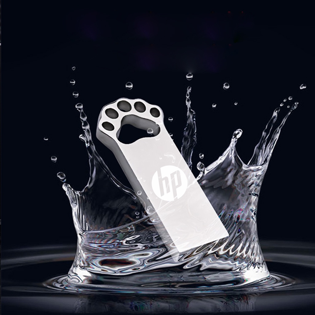 Hewlett-packard Hp Flashdisk USB 128gb 64gb 512gb 16gb / 4gb / 8gb / gb Bentuk Pen Kaki Kecil Bahan Metal