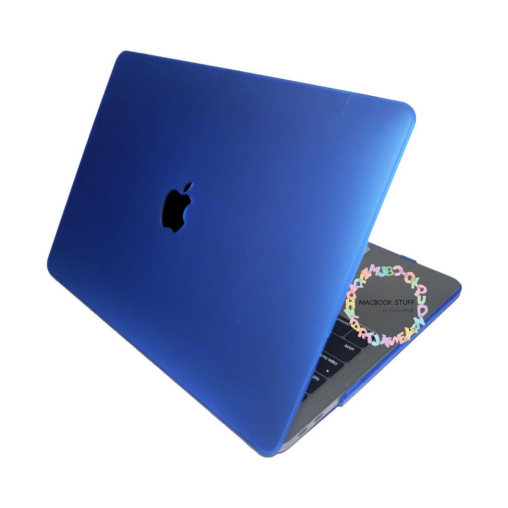 MACBOOK Case MATTE ELECTRIC BLUE NEW AIR PRO RETINA 11 12 13 15 INCH NON /  WITH CD ROOM / TOUCHBARNEW AIR PRO RETINA 11 12 13 14 15 16 INCH NON /  WITH CD ROOM / TOUCHBAR / TOUCH ID / M1 2020 2021 2022