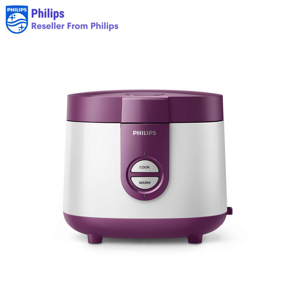 Mejikom Philips HD3116/30 Rice Cooker Nasi Compact Basic Jar Type 1.0L - Ungu Original