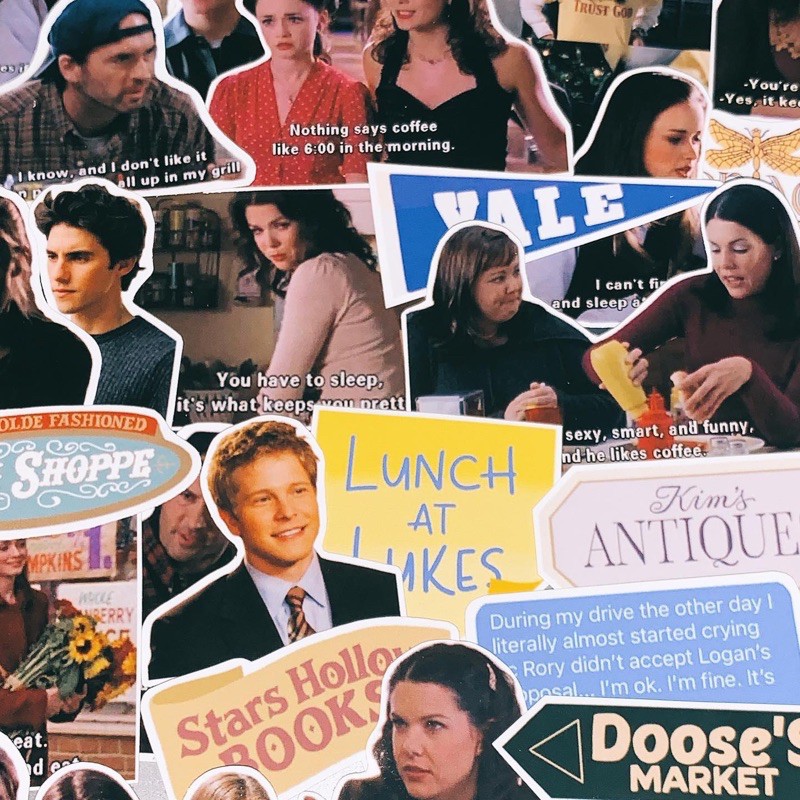 gilmore girls stickers