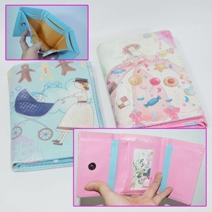 dompet lipat girl kapur classic toon kulit sintesis