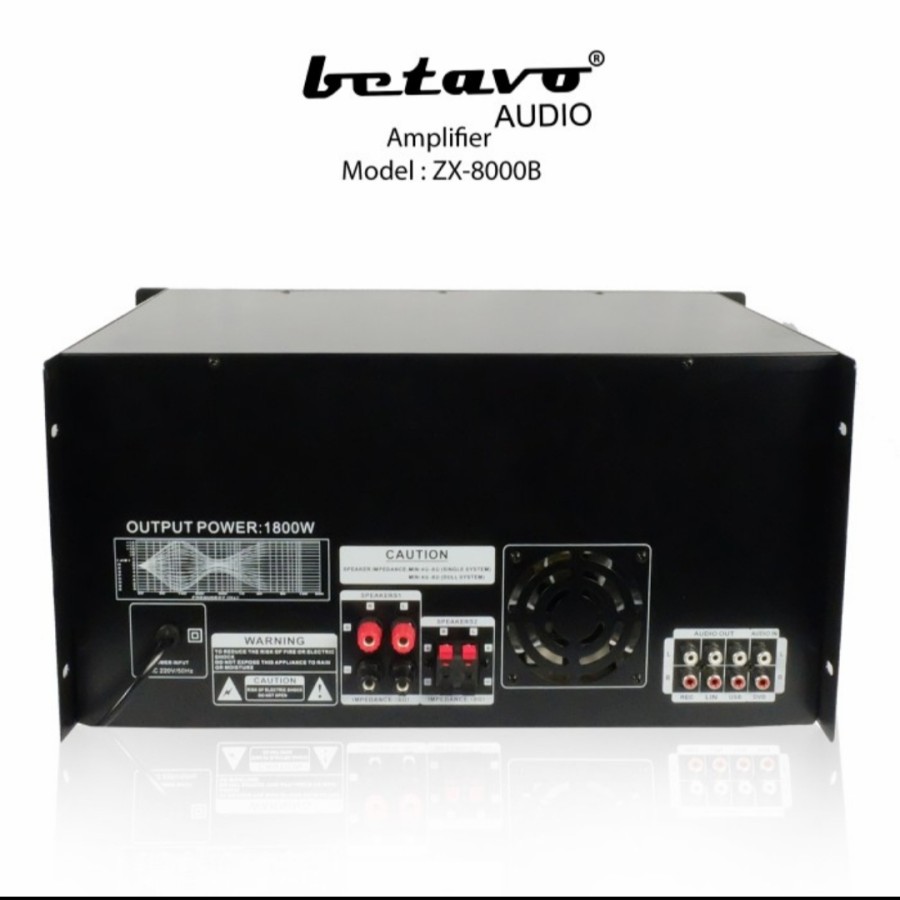 Power Ampli BETAVO Zx 8000 AMPLIFIER MIXER Zx8000b Bluetooth