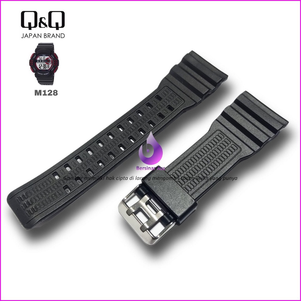 Tali jam tangan Qnq Q&amp;q qq M-128 M128 M 128