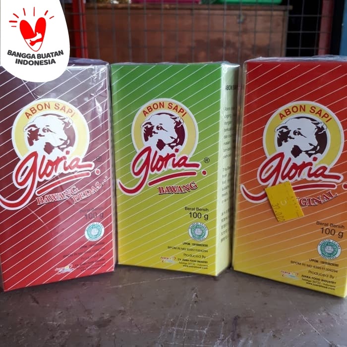 

ds201fs Abon Sapi Gloria Kotak 100G - Bawang Pedas Dscscv