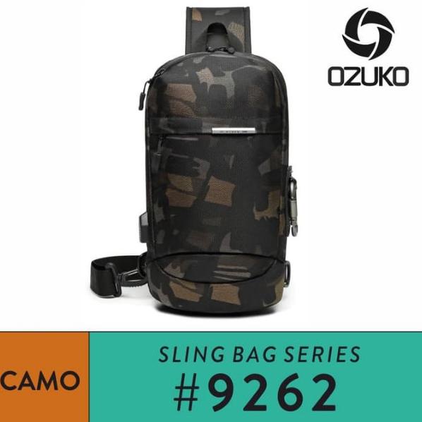 Ozuko Sling bag #9262 - Camo