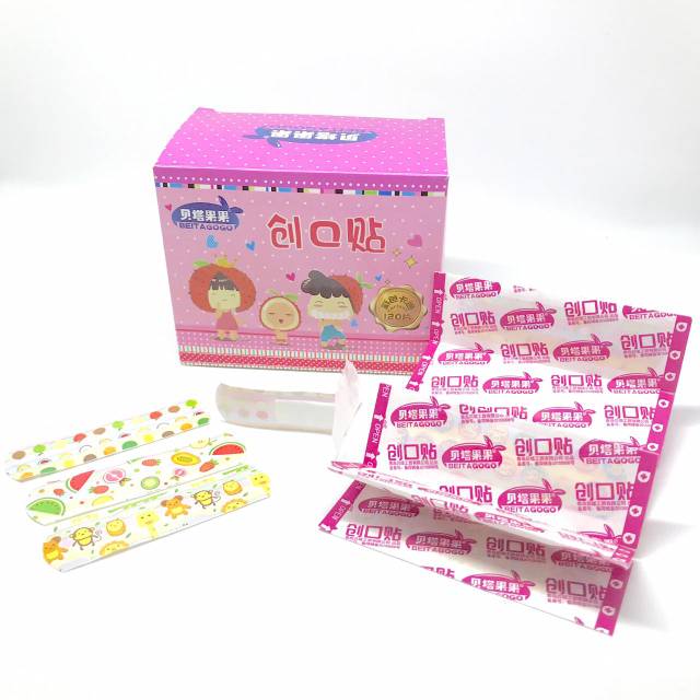 10pcs Plester luka anak Karakter / Pembalut luka anak lucu / Plester Karakter Anti Air