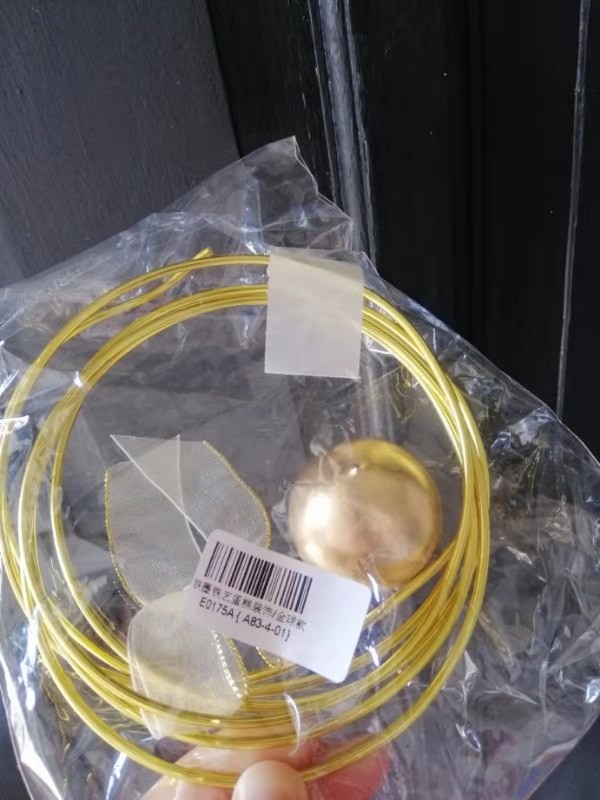 Topper Cake Hiasan Kue Spiral Ball Star Bintang Bola Gold Ulang Tahun Happy Birthday New Year Imlek