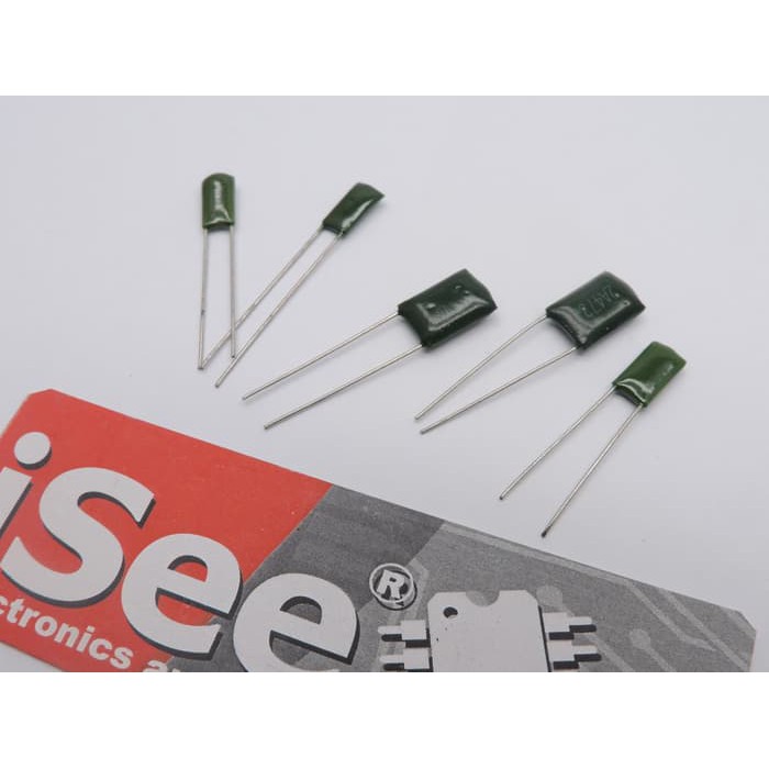 capasitor milar 1nF 1 nF 102j Kapasitor Mylar Capacitor