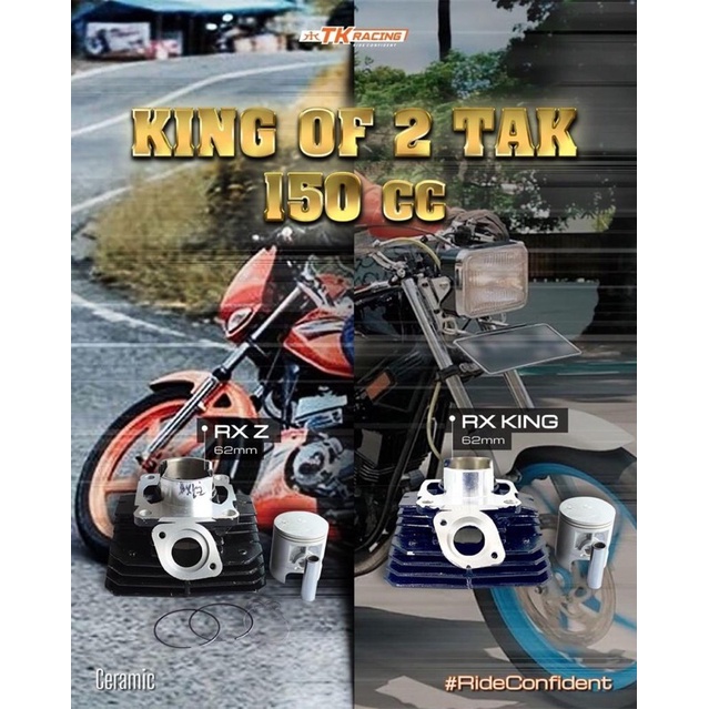 blok seher bore up racing  rx king rxz TK racing 62mm blok seher rx king Rxz 62mm Tk racing
