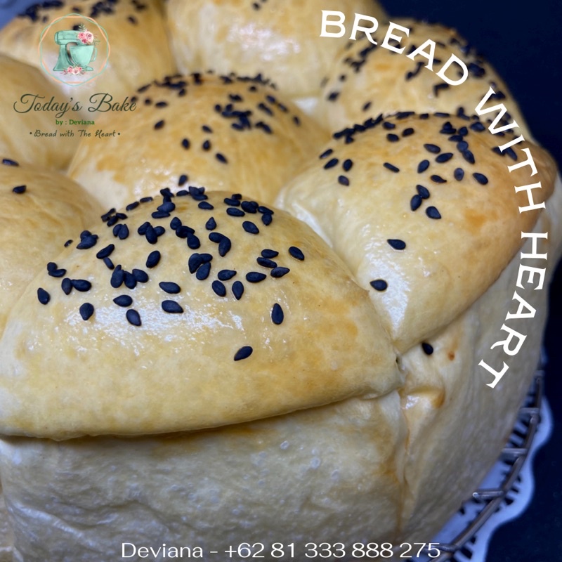 

ROTI SHOKUPAN SOBEK BERBAGAI RASA TODAY'S BAKE BY DEVIANA