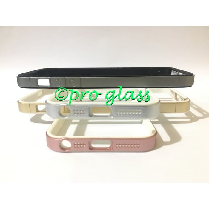 Iphone 5 / 5s / SE Premium Bumper Case Premium Quality Silicone + TPU