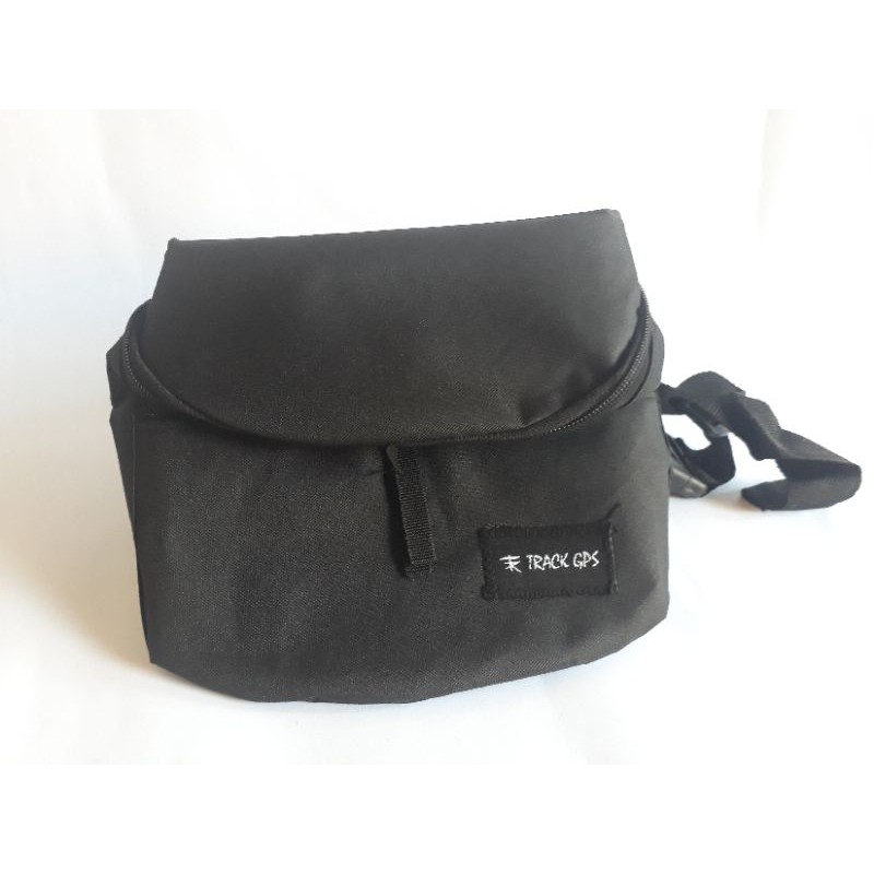 Sling Bag / Waist Bag / Tas Selempang Pria Track GPS Hitam Polos