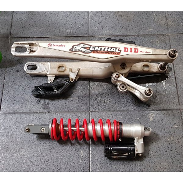 swingarm swing arm supermoto SE trail KTM 250 SXF original asli  unitrak linkage monoshock shock
