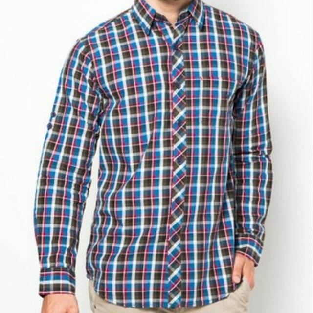 Kemeja pria POINT ONE ori termurah