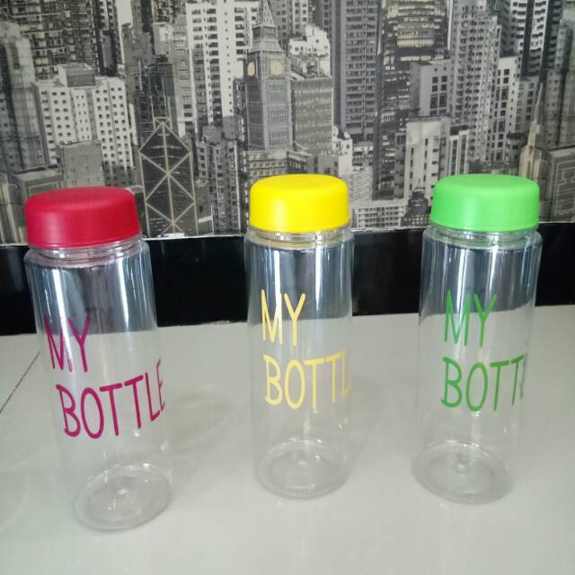 Souvenir Ultah dan Pernikahan Tempat Minum My Bottle Colour